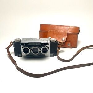 Vintage Camera with Leather Case